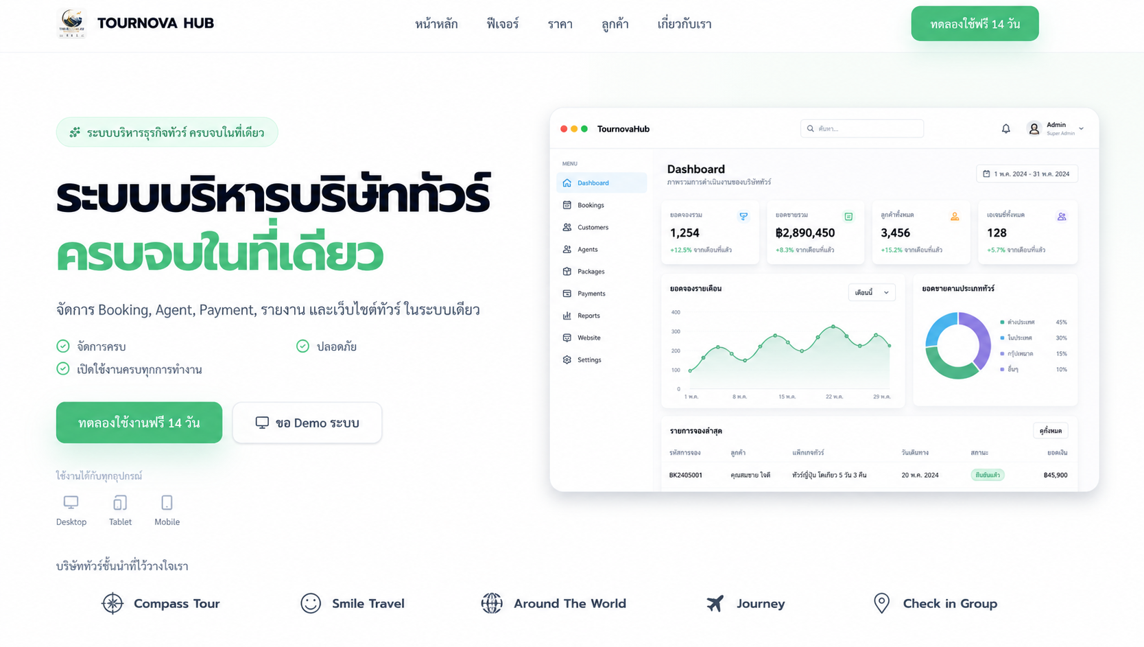 TournovaHub admin dashboard screenshot